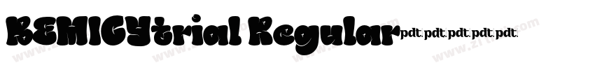 BEMICYtrial Regular字字体转换